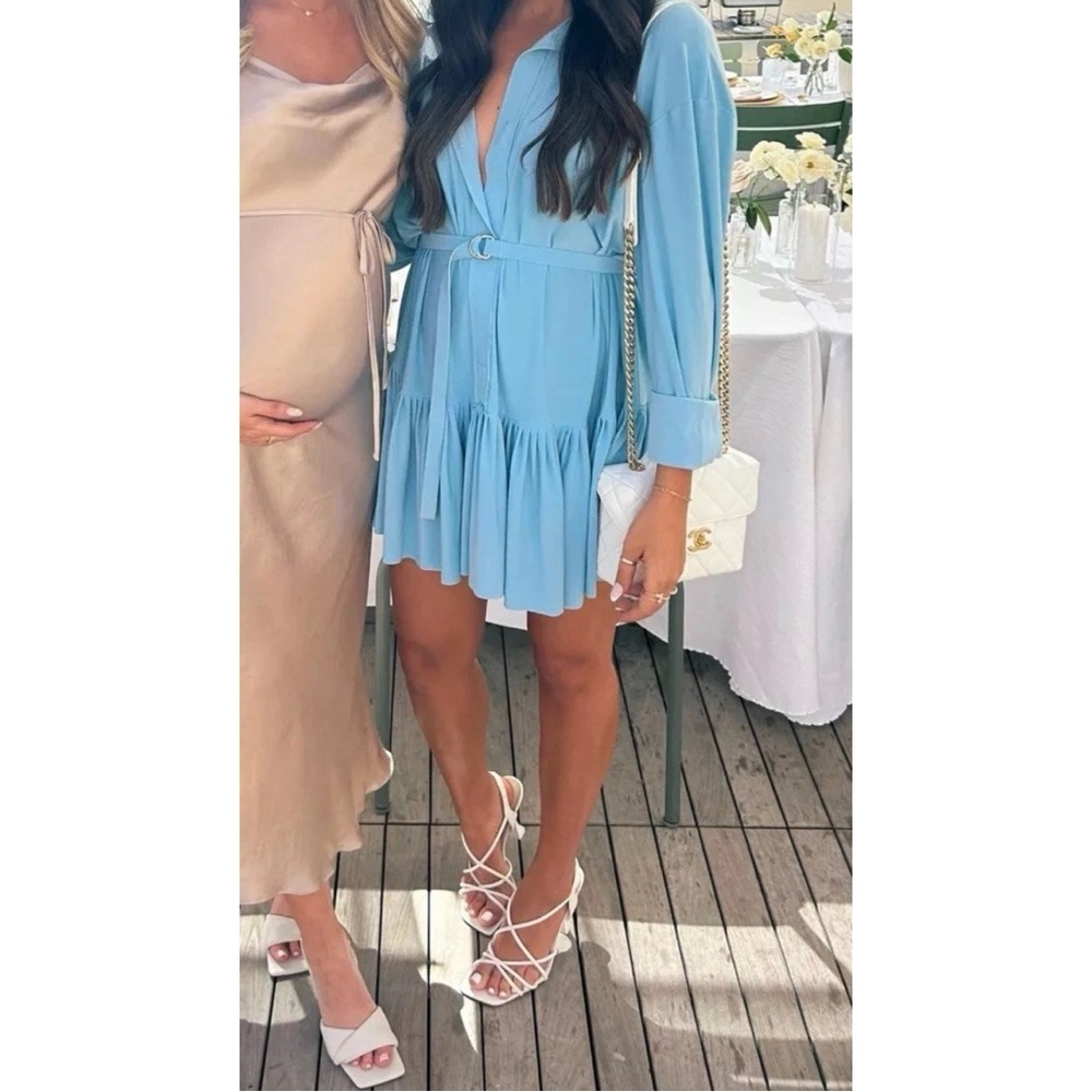 Norma Kamali Oversized Boyfriend Shirt Dress